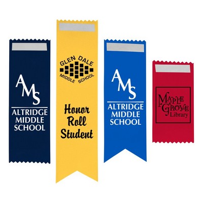 Satin Ribbon Badge (2"x6")