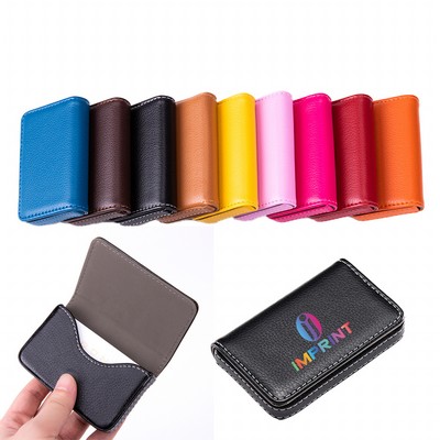 Pu Leather Business Card Case