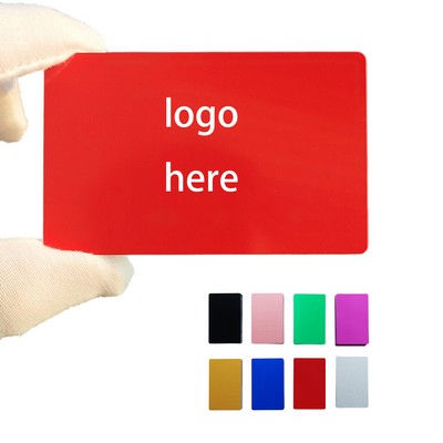 Custom Aluminum Alloy Business Cards