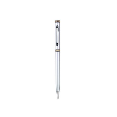 Metallic Ballpoint Twist Metal Pen - Chrome