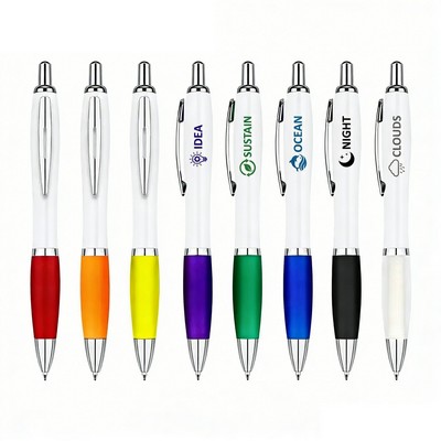 Promotional Recycled Grip Black Ink Pen with Logo