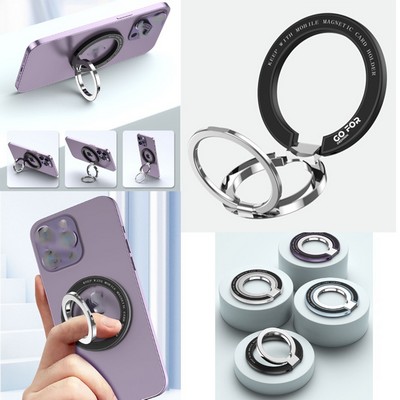 Double Magnetic Phone Ring Holder